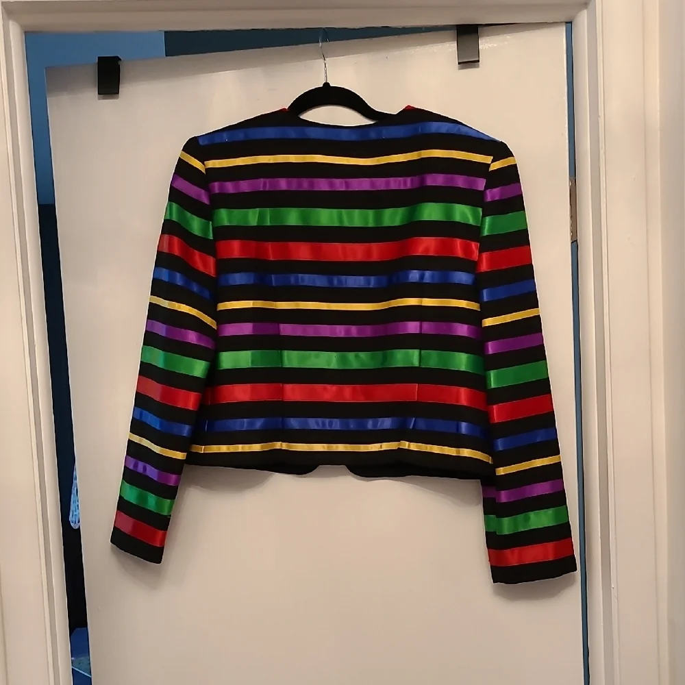 Colorful Striped Jacket - Picture 3 of 3